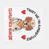 適格ナース フリースブランケット (正面(横))