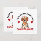 適格ナース 招待状 (正面/裏面)