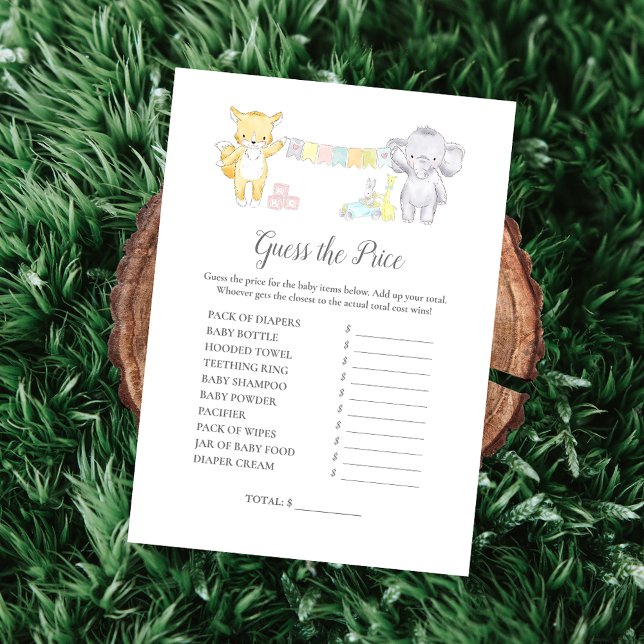 適正な価格のベビー散水ゲームカードを推測 (クリエイターアップロード済み)