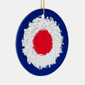 適用される効果のモダンなターゲット セラミックオーナメント (右)