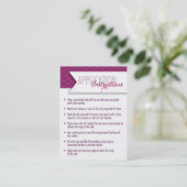 適用指示か7日間の挑戦カード 名刺 (スタンド正面)