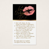 適用方法とヒント – Coralグリッター唇 (正面)