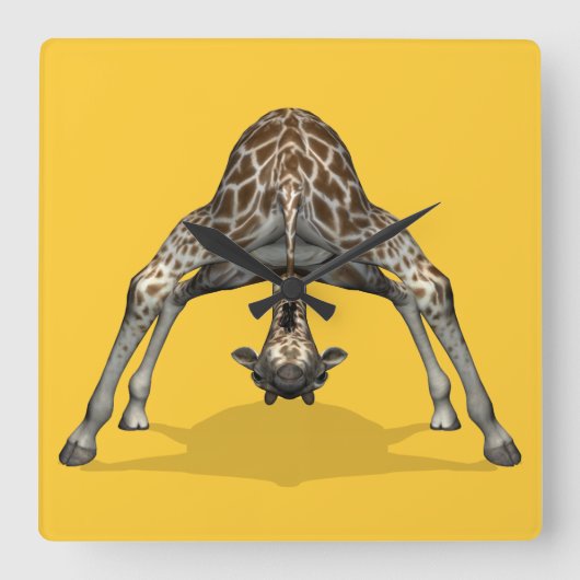 適用範囲が広いキリン スクエア壁時計 (正面)