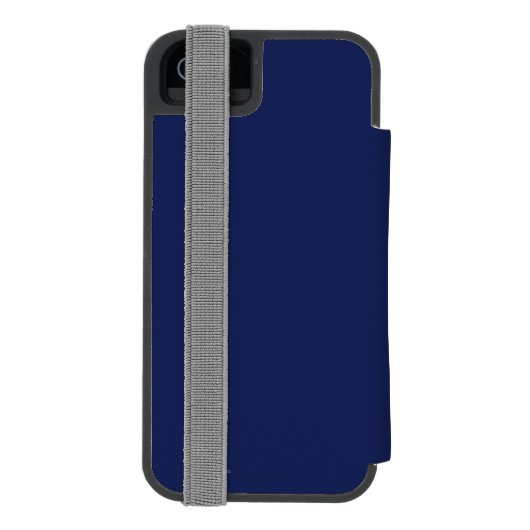 適用範囲が広いフライヤPinのスキー女の子 Incipio iPhoneウォレットケース (フォリオ裏面)