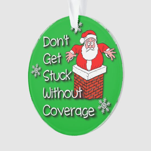 適用範囲のオーナメントなしでスタックしている得ないで下さい オーナメント (正面)