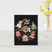 適用行動アナリスト先生クリスマススクールサイチ カード (黄色い花)