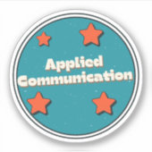 適用通信 シール (正面)