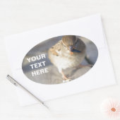 適者生存 楕円形シール (封筒)