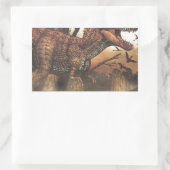 適者生存.jpg 長方形シール (バッグ)