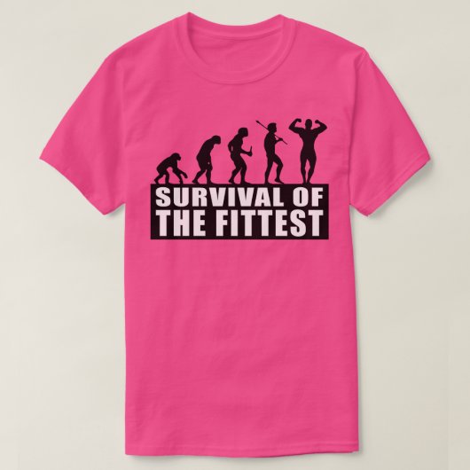 適者生存 Tシャツ (デザイン正面)
