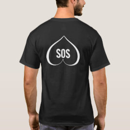 遭難ハートSOSホット Tシャツ