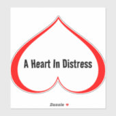 遭難中のハート シール (シート)