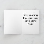 遭難祝賀カード カード (内部)