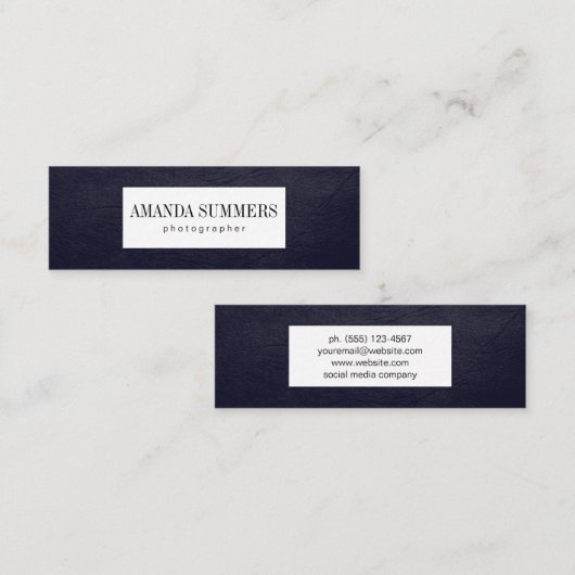 遭難紫 スキニー名刺 (正面/裏面)