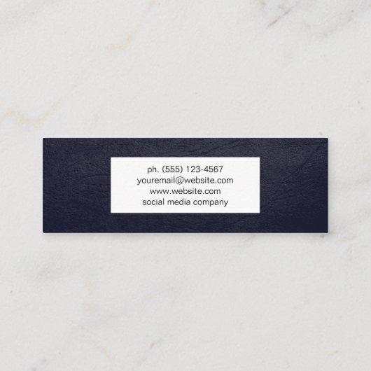 遭難紫 スキニー名刺 (裏面)