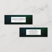 遭難緑色 スキニー名刺 (正面/裏面)