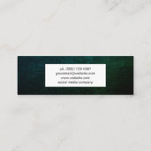 遭難緑色 スキニー名刺 (裏面)