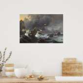 遭難船 – L.バックユーセンファインアートポスター ポスター (キッチン)