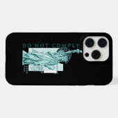 遵守しない iPhoneケース (裏面横)