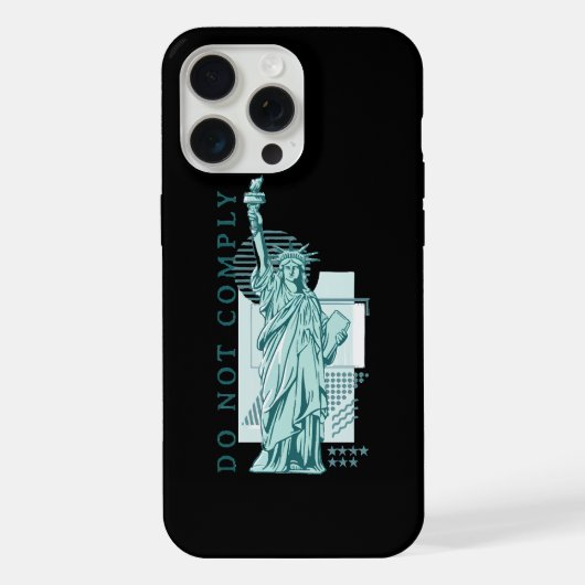 遵守しない iPhoneケース (裏面)