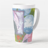 遵守フォークアートバイアンヤ カフェラテマグ (右アングル)