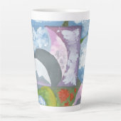 遵守フォークアートバイアンヤ カフェラテマグ (正面)