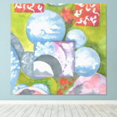 遵守フォークアートバイアンヤ キャンバスプリント (インサイチュ (ウッドフロア))