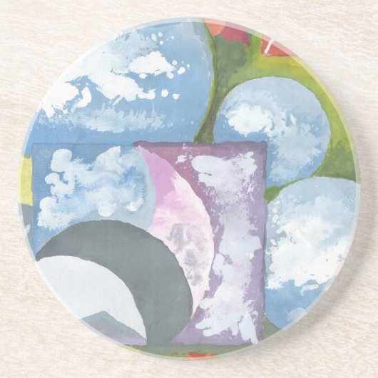 遵守フォークアートバイアンヤ コースター (正面)