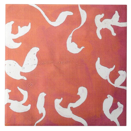 遵守フォークアートバイアンヤ タイル (正面)