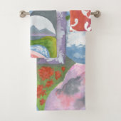 遵守フォークアートバイアンヤ バスタオルセット (インサイチュ)