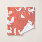 遵守フォークアートバイアンヤ バスタオルセット (ウォッシュタオル)