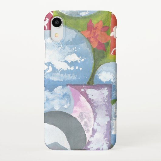 遵守フォークアートバイアンヤ iPhoneケース (裏面)