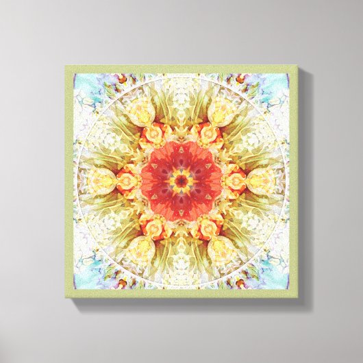 遷移の時間のためのマンダラ23キャンバスプリント キャンバスプリント (正面)