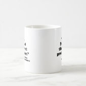 遷移の解除 | プレテンダー素晴らしのコーヒーマグではない コーヒーマグカップ (中央)