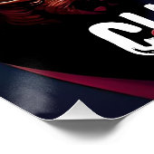 選おもしろい択した角のあるトランプ ポスター (コーナー)