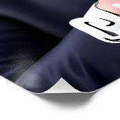 選おもしろい択した角のあるトランプ ポスター (コーナー)