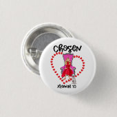 選ばれたエレミヤ1:5バレンタインガレンツィンデー神 缶バッジ (正面&裏面)