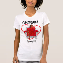 選ばれたエレミヤ1:5バレンタインガレンツィンデー神 Tシャツ
