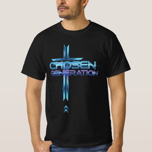 選ばれた世代のクリスチャン メンズTシャツ Tシャツ (正面)