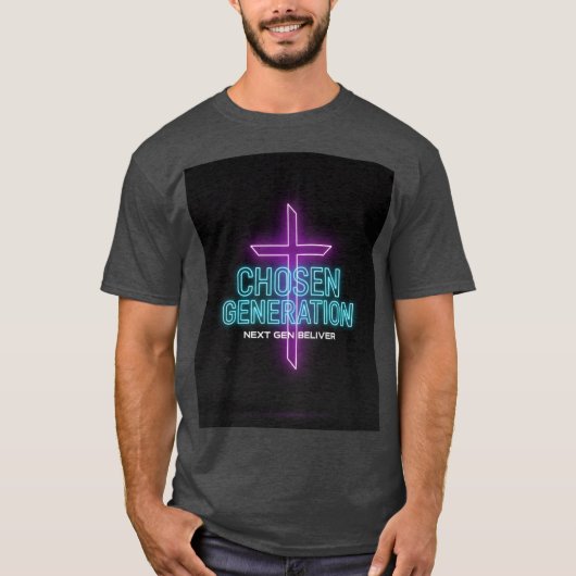 選ばれた世代のクリスチャン メンズTシャツ Tシャツ (正面)