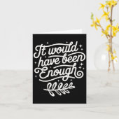 選ばれた人々のクリスチャンだけで十分だった カード (黄色い花)