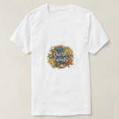 「選ばれた家族」 Tシャツ (デザイン正面)