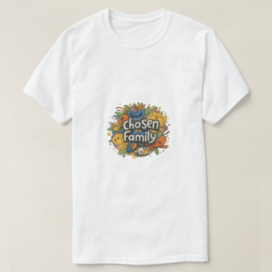 「選ばれた家族」 Tシャツ (デザイン正面)