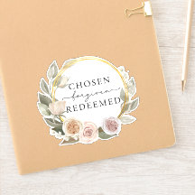 選ばれた引用文キリスト教聖書聖句シール