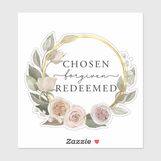 選ばれた引用文キリスト教聖書聖句シール シール (シート)