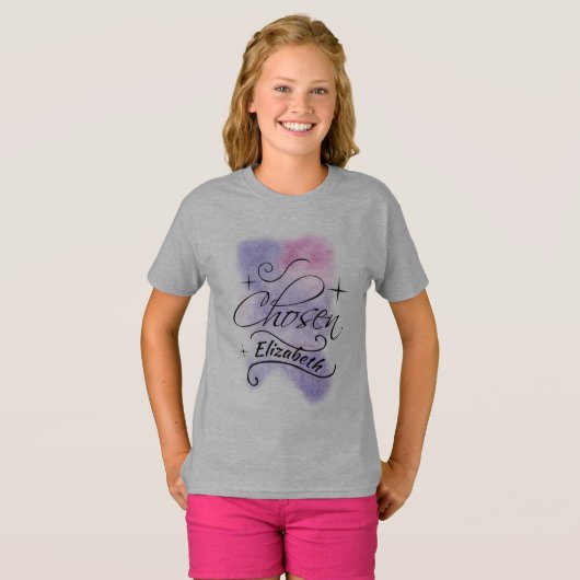 選ばれた擁護施設、パーソナライズな採用のテーマ Tシャツ (正面フル)