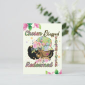 選ばれた賛美，許された，贖われた，メラニン，リスト シーズンポストカード (スタンド正面)