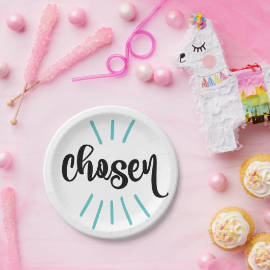 選ばれた青い乳児は採用日をからかいます ペーパープレート (パーティー)