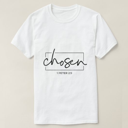 選ばれた1 Peter 29 Bible Verse CuteスピリチュアルChris Tシャツ (デザイン正面)