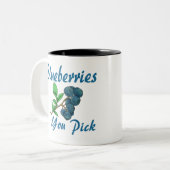 選ぶブルーベリー ツートーンマグカップ (正面左)